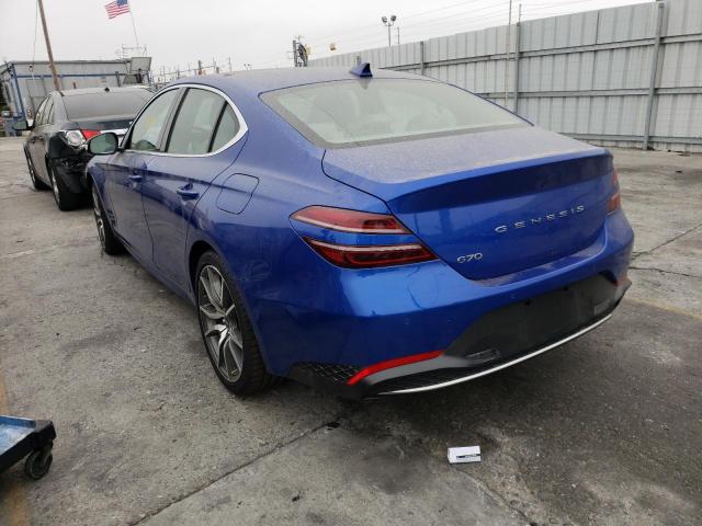 Photo 3 from auction – 2022 GENESIS G70 BASE with VIN KMTG34TA5NU089812