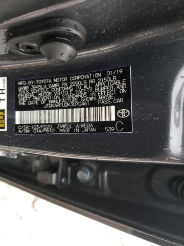 Photo 10 from auction – 2019 TOYOTA PRIUS with VIN JTDKARFU2K3070461