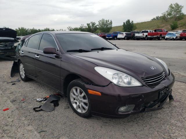 LEXUS ES 300 2003 with VIN JTHBF30G630102525 - Photo from auction