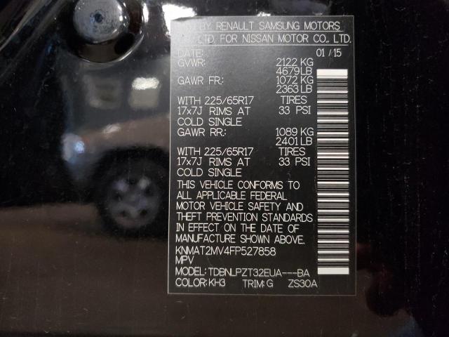 Photo 10 from auction – 2015 NISSAN ROGUE S with VIN KNMAT2MV4FP527858