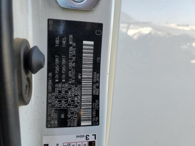 Photo 10 from auction – 2021 TOYOTA 4RUNNER SR with VIN JTERU5JR5M5885970