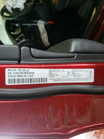 Photo 10 from auction – 2021 JEEP GRAND CHER with VIN 1C4RJFBG7MC590798