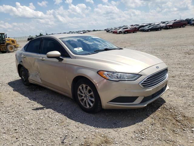 FORD FUSION S 2017 with VIN 3FA6P0G71HR104720 - Photo from auction