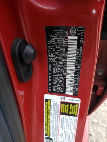 Photo 10 from auction – 2012 TOYOTA COROLLA BA with VIN 2T1BU4EE0CC899588