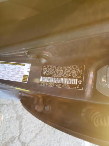 Photo 10 from auction – 2012 TOYOTA PRIUS with VIN JTDKN3DU5C1542007