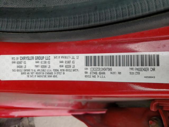 Photo 10 from auction – 2013 DODGE AVENGER SX with VIN 1C3CDZCB1DN507909
