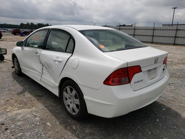 Photo 3 from auction – 2008 HONDA CIVIC LX with VIN 2HGFA16588H344720
