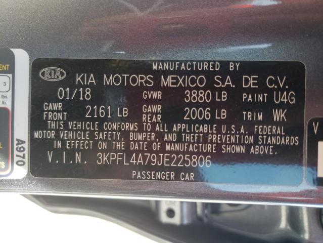Photo 10 from auction – 2018 KIA FORTE LX with VIN 3KPFL4A79JE225806