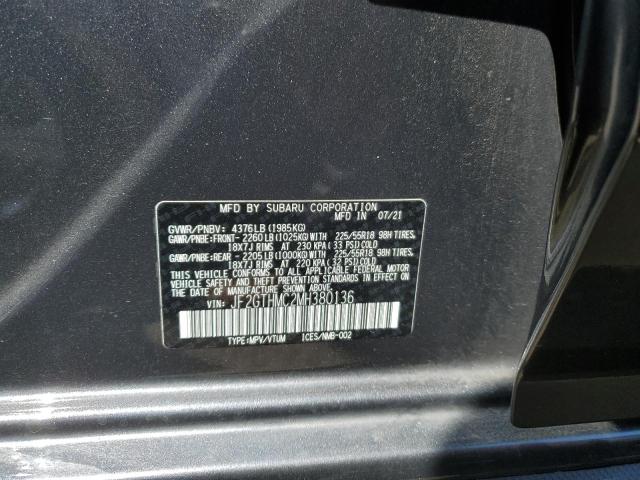 Photo 10 from auction – 2021 SUBARU CROSSTREK with VIN JF2GTHMC2MH380136