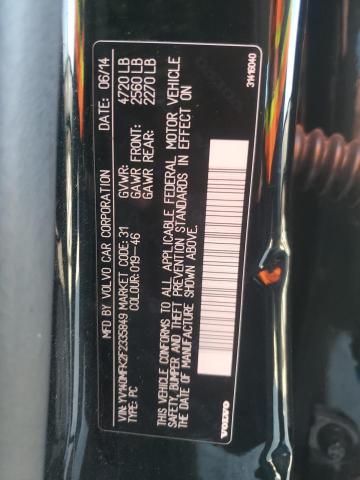 Photo 10 from auction – 2015 VOLVO S60 PREMIE with VIN YV140MFK2F2335849