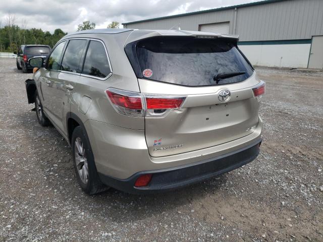 Photo 3 from auction – 2014 TOYOTA HIGHLANDER with VIN 5TDJKRFH3ES052159
