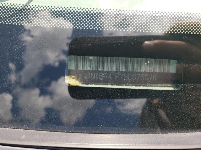 Foto 10 de la subasta – 2005 NISSAN MAXIMA SE con VIN 1N4BA41E75C875076