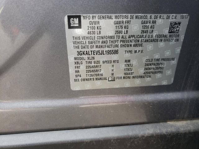 Photo 10 from auction – 2018 GMC TERRAIN SL with VIN 3GKALTEV5JL195586