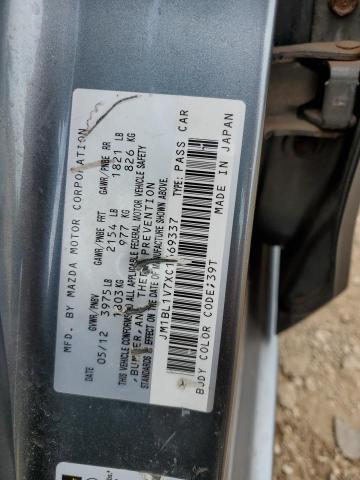 Photo 10 from auction – 2012 MAZDA 3 I with VIN JM1BL1V7XC1669337