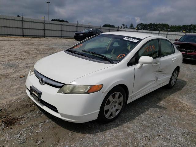 Photo 2 from auction – 2008 HONDA CIVIC LX with VIN 2HGFA16588H344720