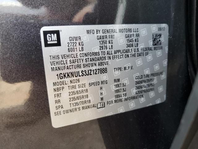 Photo 10 from auction – 2018 GMC ACADIA with VIN 1GKKNULS3JZ127888