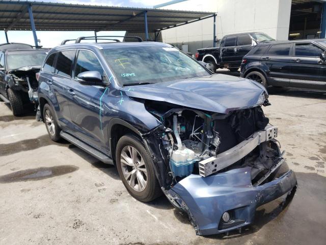 TOYOTA HIGHLANDER 2014 with VIN 5TDKKRFH9ES025116 - Photo from auction