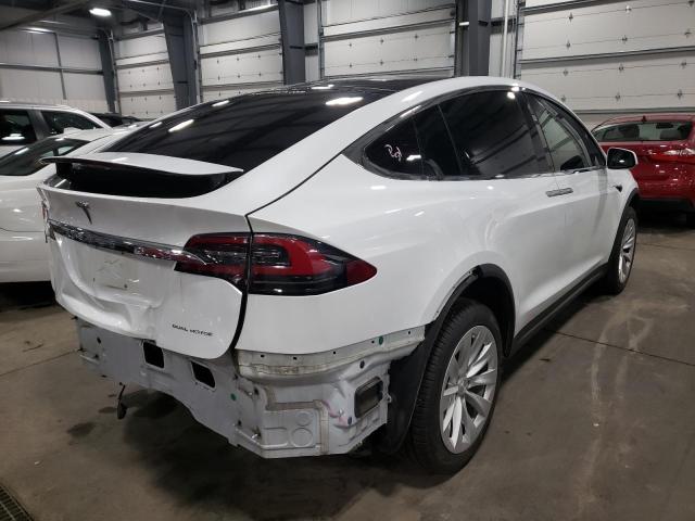 Photo 4 from auction – 2020 TESLA MODEL X with VIN 5YJXCAE28LF263896