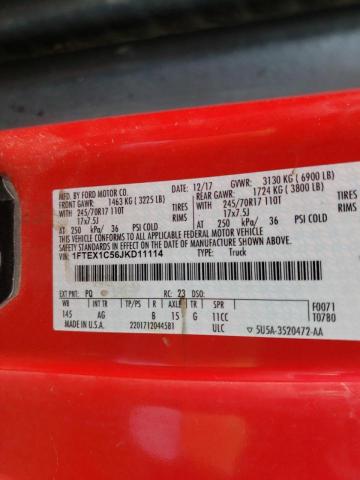 Photo 10 from auction – 2018 FORD F150 SUPER with VIN 1FTEX1C56JKD11114