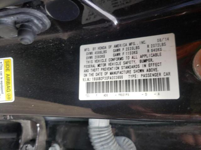 Photo 10 from auction – 2015 ACURA TLX with VIN 19UUB2F30FA003896