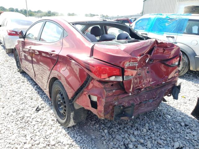 Photo 3 from auction – 2016 HYUNDAI ELANTRA SE with VIN 5NPDH4AE6GH719620