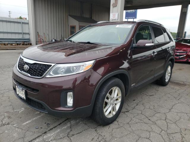 Photo 2 from auction – 2014 KIA SORENTO LX with VIN 5XYKTDA7XEG475126