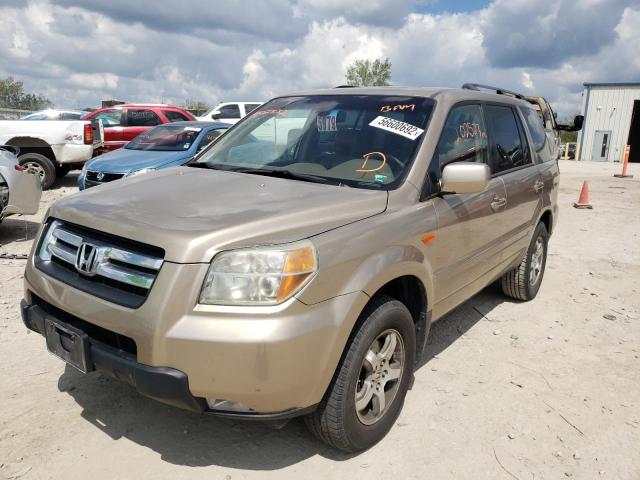 Photo 2 from auction – 2006 HONDA PILOT EX with VIN 5FNYF18596B002332