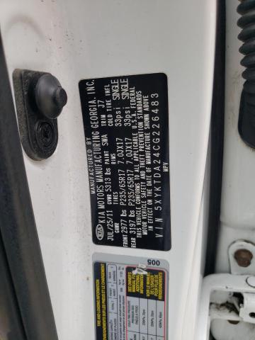 Photo 10 from auction – 2012 KIA SORENTO BA with VIN 5XYKTDA24CG226483