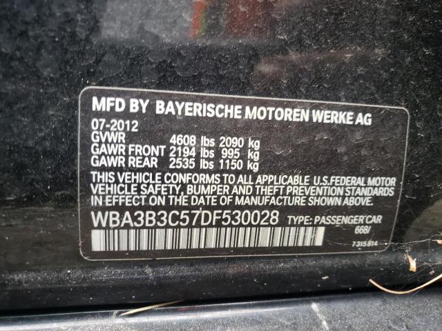 Photo 10 from auction – 2013 BMW 328 XI with VIN WBA3B3C57DF530028
