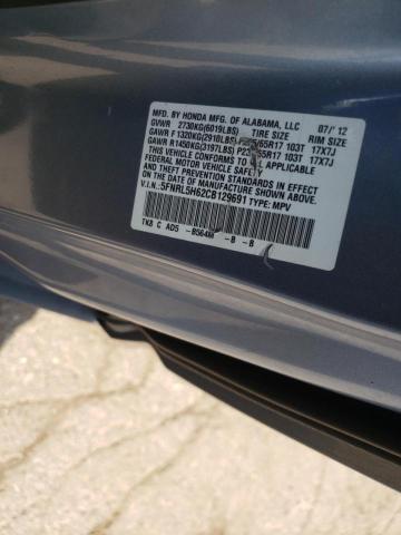 Photo 10 from auction – 2012 HONDA ODYSSEY EX with VIN 5FNRL5H62CB129691