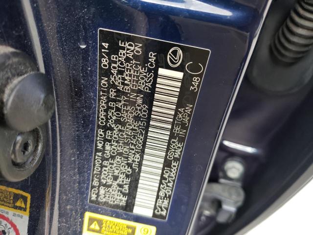 Photo 10 from auction – 2014 LEXUS ES 350 with VIN JTHBK1GG6E2151009