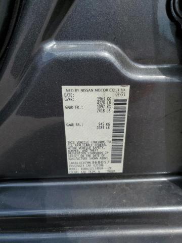 Photo 10 from auction – 2021 NISSAN ALTIMA SR with VIN 1N4BL4CV7MN368057
