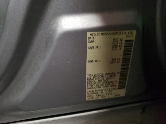 Photo 10 from auction – 2016 NISSAN ALTIMA 2.5 with VIN 1N4AL3AP7GN371202