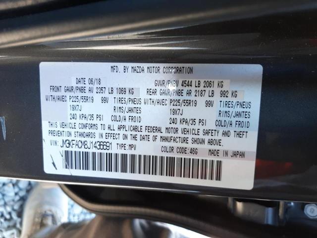 Photo 10 from auction – 2018 MAZDA CX-5 TOURI with VIN JM3KFACM8J1436691