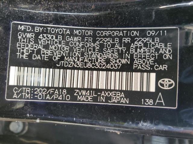 Photo 10 from auction – 2012 TOYOTA PRIUS V with VIN JTDZN3EU8C3024037