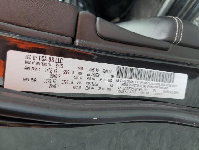 Photo 10 from auction – 2015 JEEP GRAND CHER with VIN 1C4RJFCT9FC877820