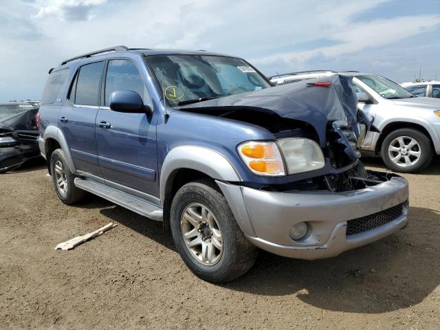 TOYOTA SEQUOIA SR 2003 with VIN 5TDBT44A13S148329 - Photo from auction