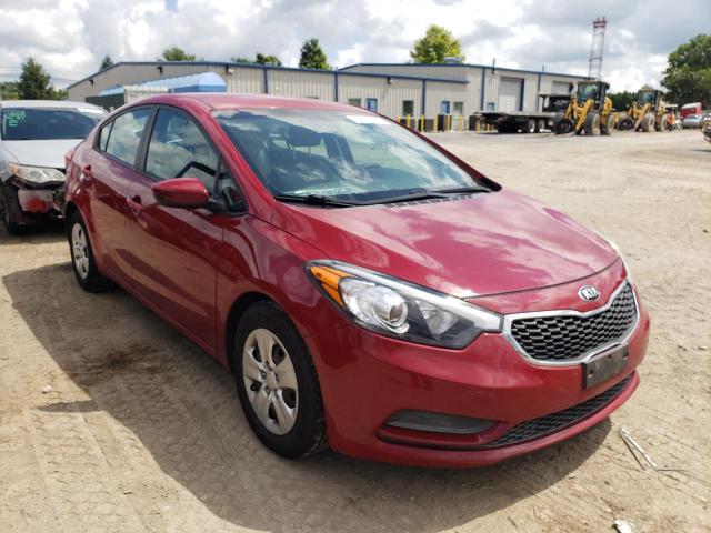 KIA FORTE LX 2015 with VIN KNAFX4A6XF5427212 - Photo from auction