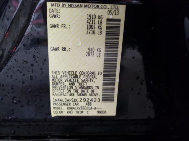 Photo 10 from auction – 2013 NISSAN ALTIMA 2.5 with VIN 1N4AL3AP1DC292423