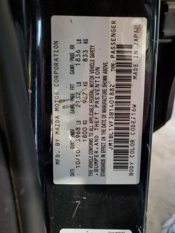Photo 10 from auction – 2011 MAZDA 3 I with VIN JM1BL1VF3B1401882