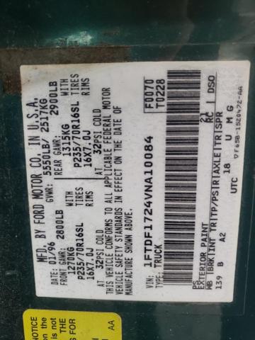Photo 10 from auction – 1997 FORD F150 with VIN 1FTDF1724VNA10084