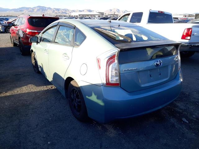 Photo 3 from auction – 2012 TOYOTA PRIUS with VIN JTDKN3DU8C1480120
