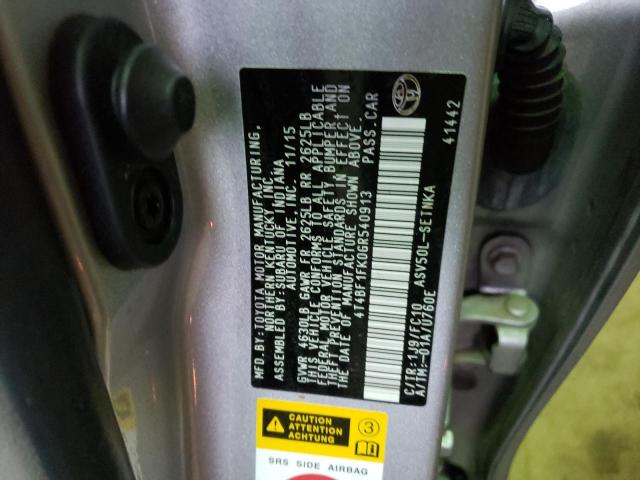 Photo 10 from auction – 2016 TOYOTA CAMRY LE with VIN 4T4BF1FK0GR540913