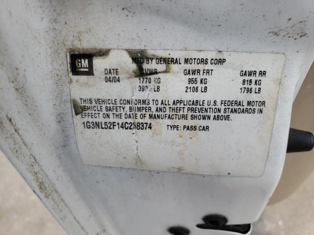 Photo 10 from auction – 2004 OLDSMOBILE ALERO with VIN 1G3NL52F14C238374