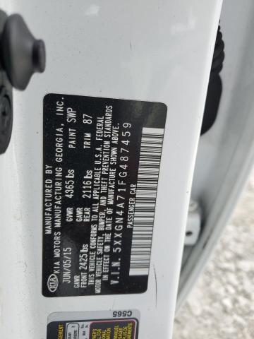 Photo 10 from auction – 2015 KIA OPTIMA EX with VIN 5XXGN4A71FG487459