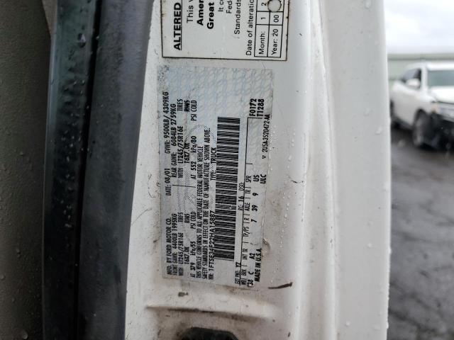 Photo 10 from auction – 2002 FORD ECONOLINE with VIN 1FTSE34F22HA15887