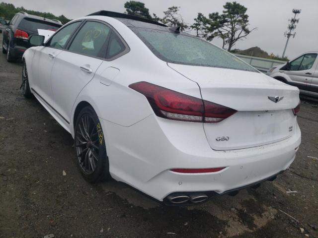 Photo 3 from auction – 2019 GENESIS G80 BASE with VIN KMHGN4JB2KU300444