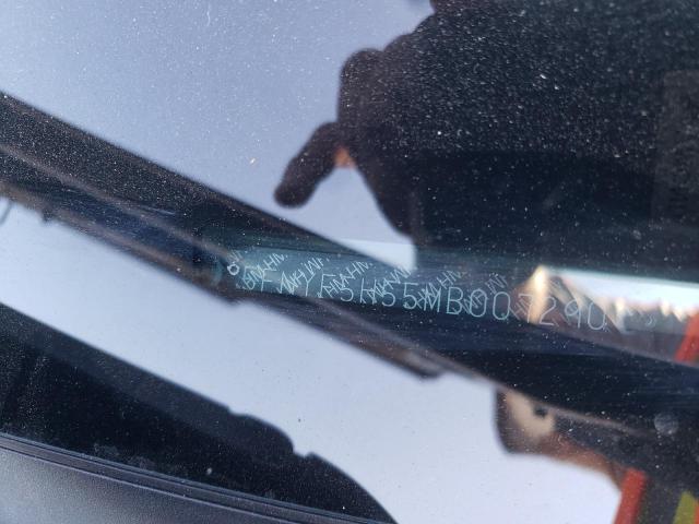 Photo 10 from auction – 2021 HONDA PILOT EXL with VIN 5FNYF5H55MB007290