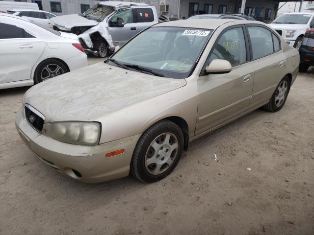 Photo 2 from auction – 2002 HYUNDAI ELANTRA GL with VIN KMHDN45D82U320504