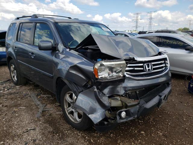 HONDA PILOT EXL 2013 with VIN 5FNYF4H59DB076512 - Photo from auction